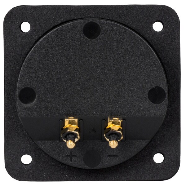 Main product image for Square Speaker Terminal 3-1/8" Gold Spring-Loaded 260-280